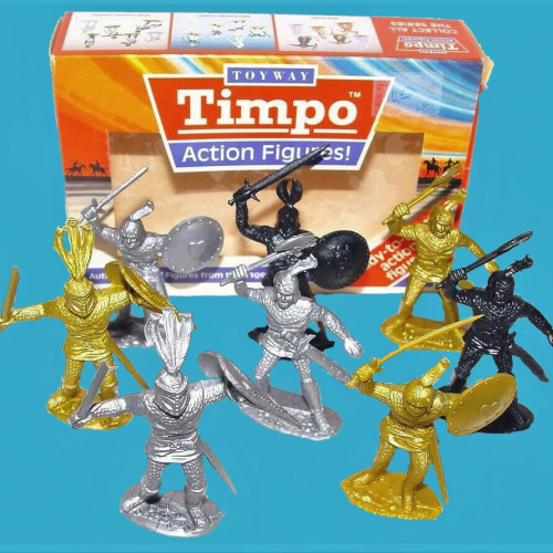 Boîte N°9511 - Chevaliers à pied "Timpo Solid", 8 figurines.