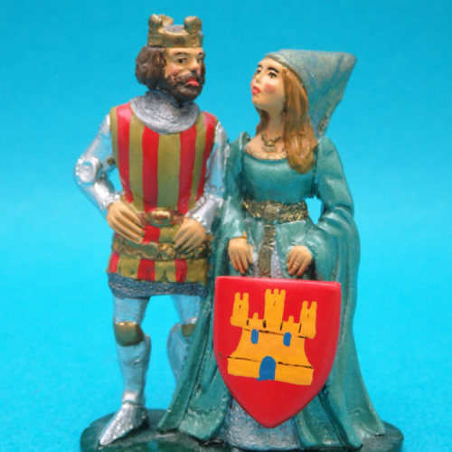 Alphonse IV Roi d'Aragon et Elonore de Castille.