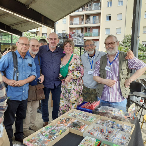 Visite à Barcelona, Juan Subils, Laurent Pailhac, Pierre Neven, Sophie Neven, Juan Espanol, Pedro Giménez.