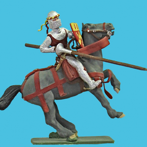 MED C-068/B Chevalier jouteur sur cheval cabré (photo extraite du catalogue 2013).