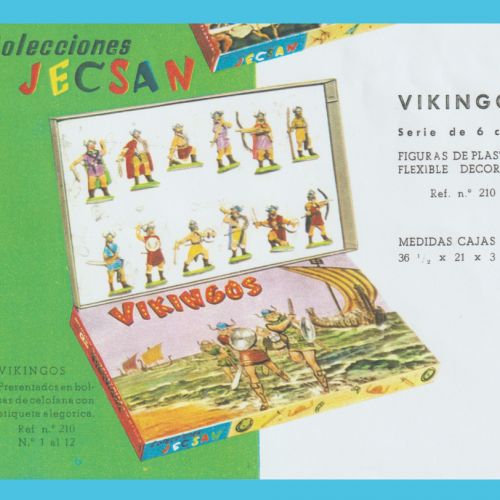 Boîte N°210 - La série complète des 12 vikings.
