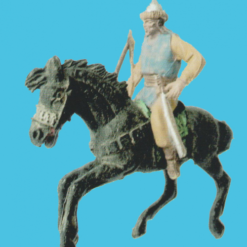 HU15 Cavalier Hun portant son arc (Photo extraite du livre de référence de J. Hermida).