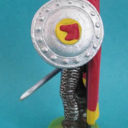 50910  Prince Vaillant avec épée, bouclier et cape.