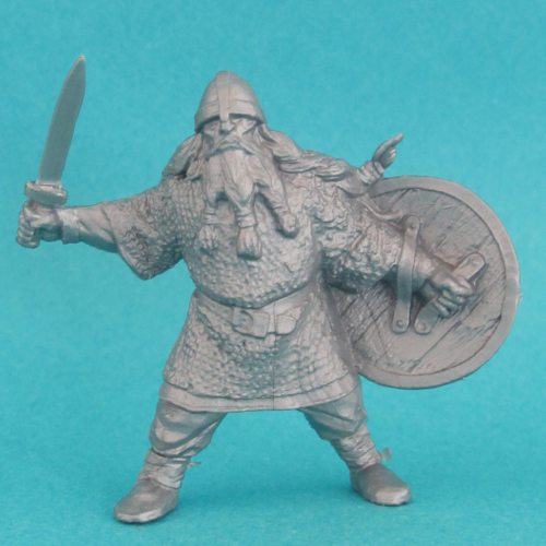 01. Viking avec épée et bouclier.