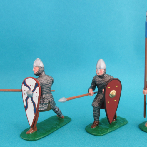 NM03   Normands avec lance (set de 3 figurines).