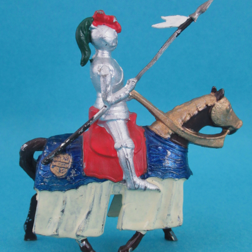 Chevalier de tournoi en plomb creux - variante de couleur.