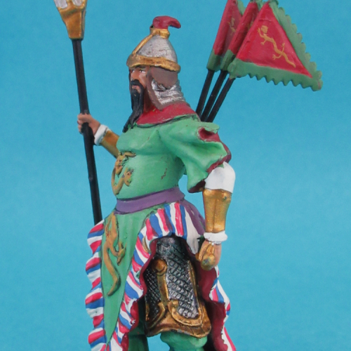 13. Guerrier chinois de la dynastie Han (220 à 581).
