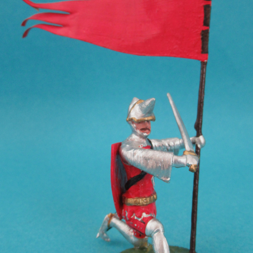 BF-7. Sir Geoffrey de Chargny (with banner) / (avec l’Oriflamme).