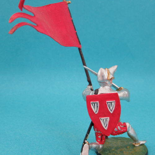 BF-7. Sir Geoffrey de Chargny (with banner) / (avec l’Oriflamme).