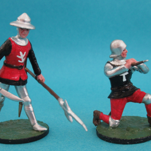 BF-34. Hommes d'armes de Warwick (2 pièces).