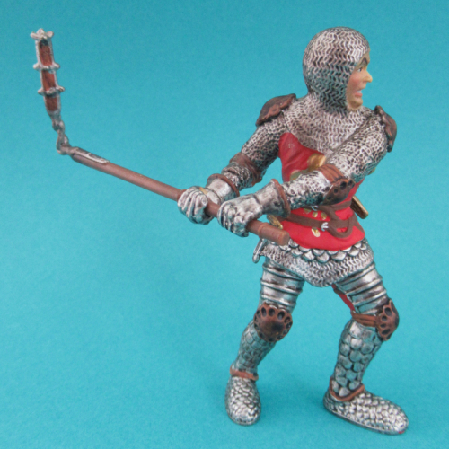 70022   Fantassin avec fléau d'armes, rouge.