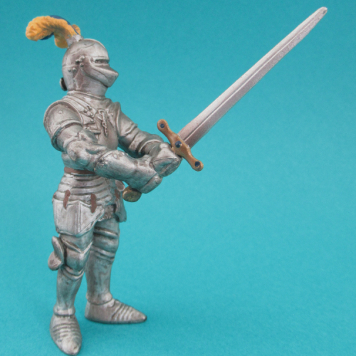 70001   Chevalier avec grande épée, jaune.