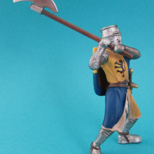 70003   Fantassin avec hache d'armes, jaune.