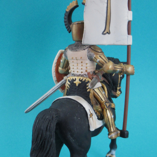 70035   Porte-Drapeau teutonique à cheval.