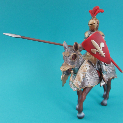 70017   Chevalier à la lance à cheval, rouge.