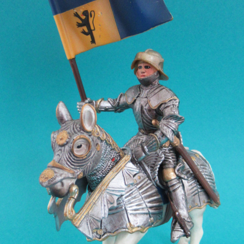 70008   Porte-Drapeau à cheval, jaune.