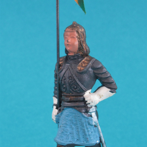 CH01 Jeanne d'Arc avec étendard (l'étendard à fleurs de lys est l'original)
