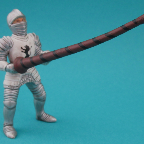 Chevalier avec lance de tournoi.