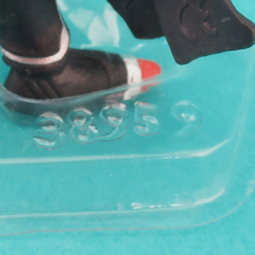 Référence sur le support en plastique.