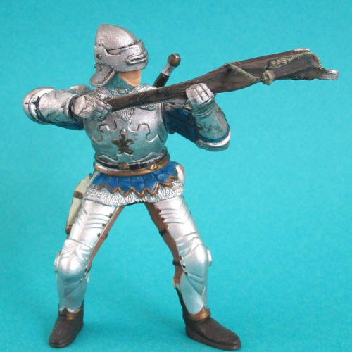 39753   Arbalétrier avec visière en armure bleu (2008).