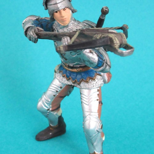 39753   Arbalétrier avec visière en armure bleu (2008).