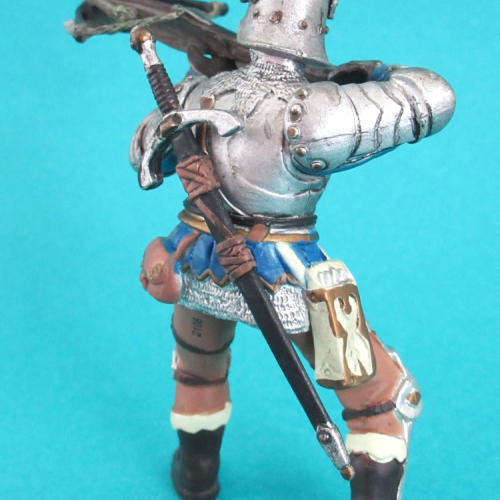 39753   Arbalétrier avec visière en armure bleu (2008).