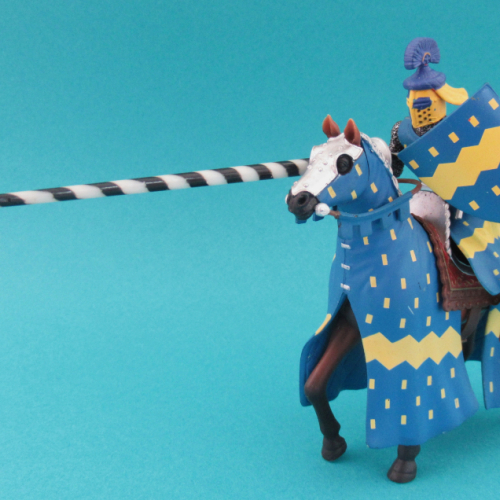 Chevalier bleu (1ère version).