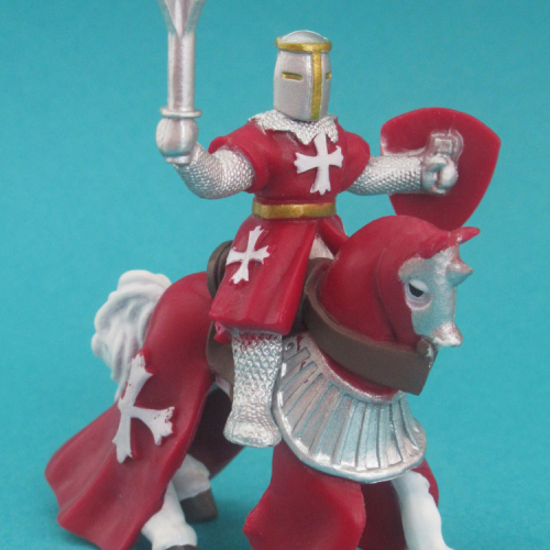 33016 Chevalier hospitalier à cheval.