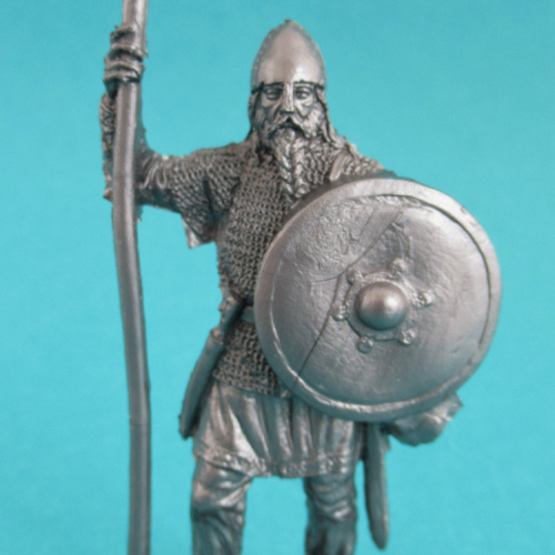 VKP06. Viking de faction avec lance et bouclier.