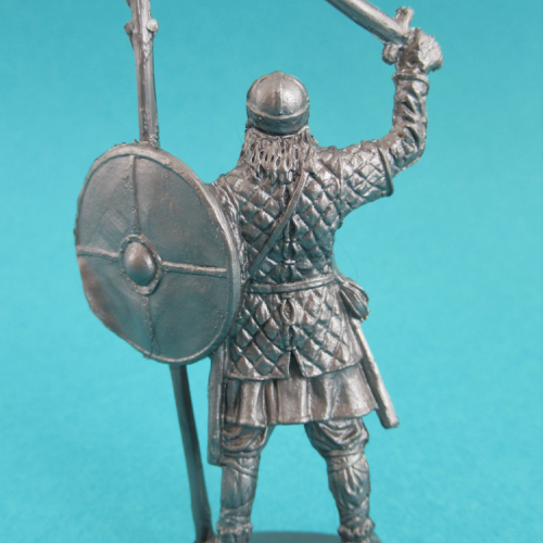 VKP07. Viking avec épée, lance et bouclier.