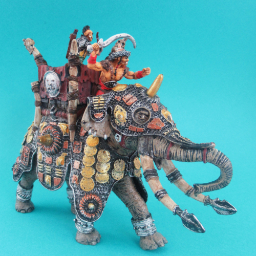 59007   Eléphant de guerre + 2 guerriers.