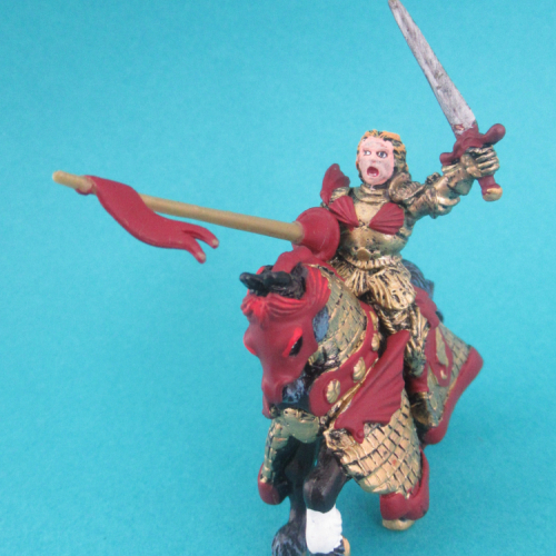 60836   Coffret Terres hostiles: le combat du dragon (1 chevalier à cheval).