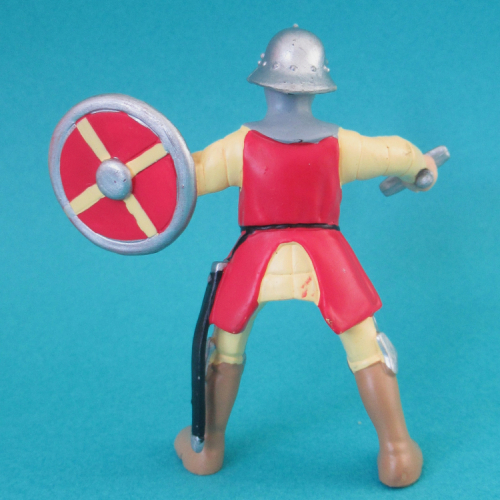 39308   Chevalier bouclier rond rouge.