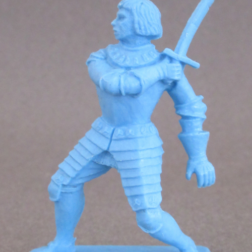 05. Chevalier nu-tête avec épée.