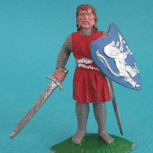 KN20 Chevalier avec épé et bouclier qui représente le roi Arthur.