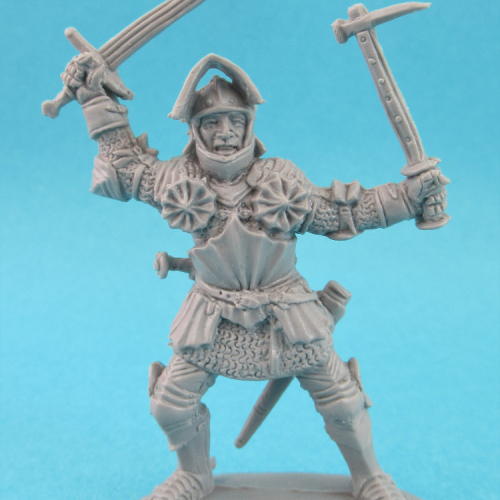 05. Chevalier avec épée et marteau d'armes.