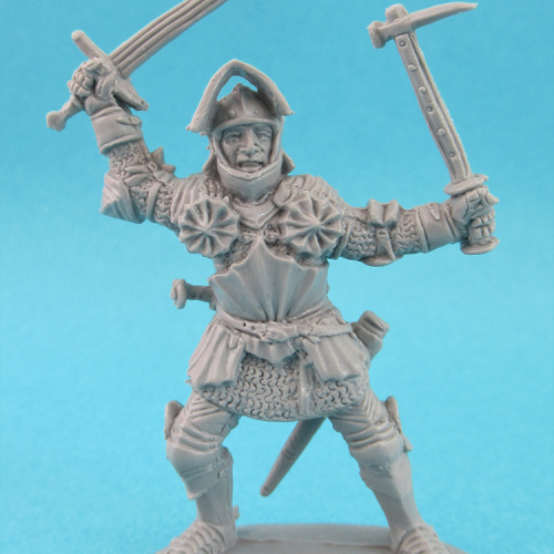05. Chevalier avec épée et marteau d'armes.