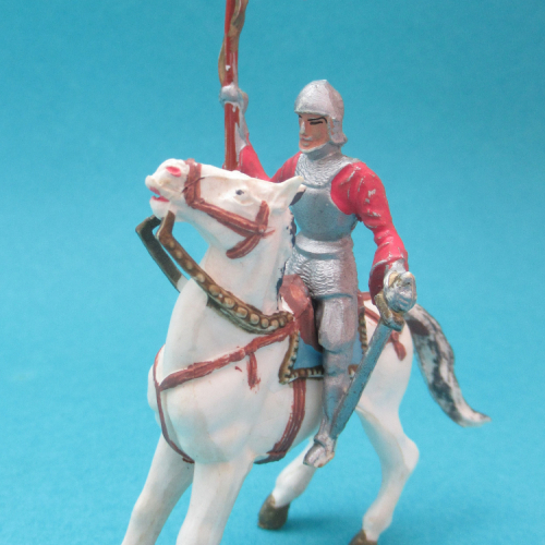 367 Chevalier avec épée et fanion (cheval Nr 180).