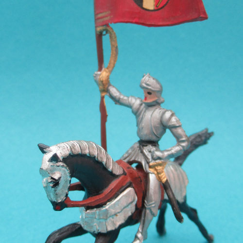 370 Chevalier avec bannière (cheval Nr 224).