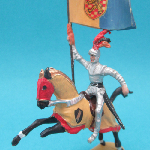 370 Chevalier avec bannière (cheval Nr 224).