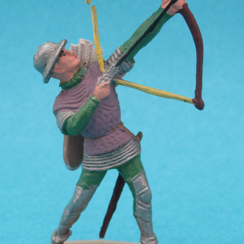 1229  Archer avançant pour un tir vers le haut.