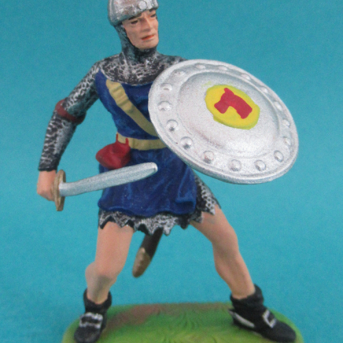 50912  Prince Vaillant au combat avec épée et bouclier.
