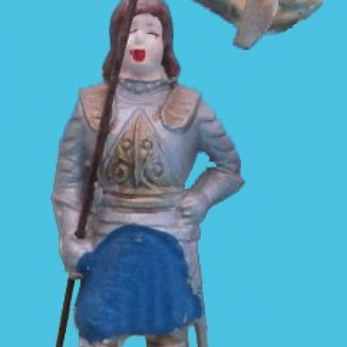RF01 Jeanne d'Arc avec étendard.