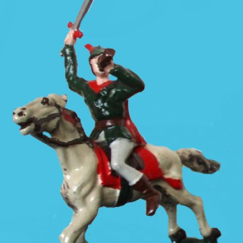 1012 Robin des Bois à cheval (le cheval est celui utilisé pour les indiens).