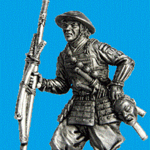 M228 Ashigaru avec trophée (fin XVI ième - milieu XVII ième siècle).