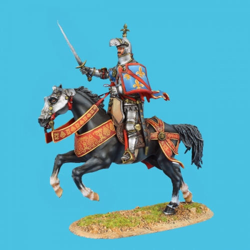 MED042 Louis de Bourbon chargeant à cheval.