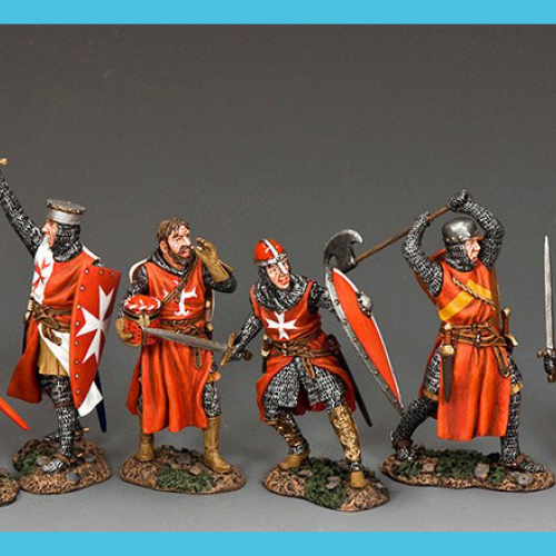 MK-S03    Crusader Knights Value-Added Set - Set à la valeur ajoutée de chevaliers Croisés.