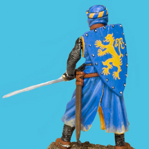 MK162 Chevalier de Bleu avec épée (en français dans le texte).