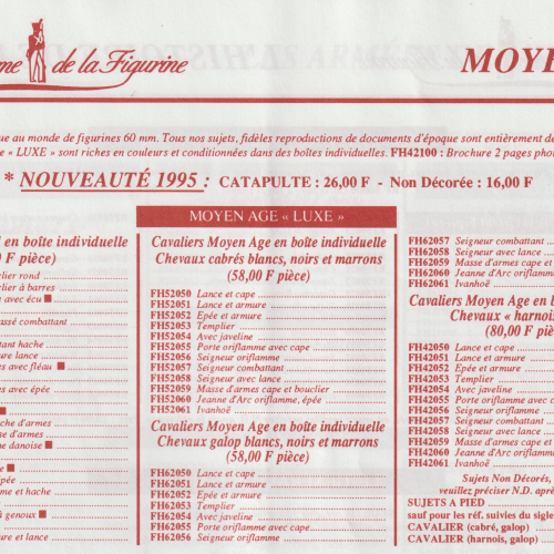 Catalogue 1995.