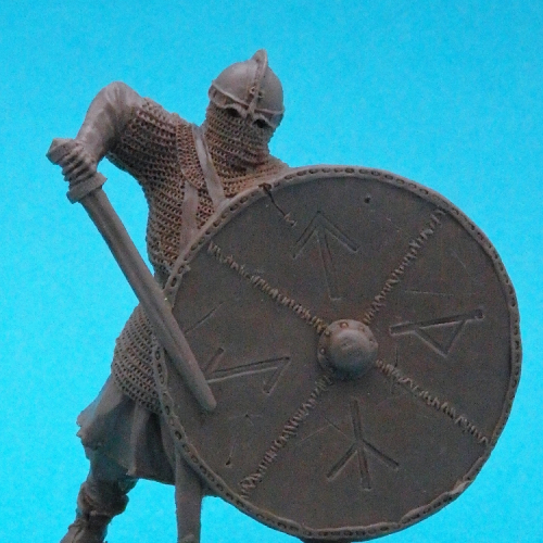 PRPL - 023 Viking frappant son épée sur le bouclier.